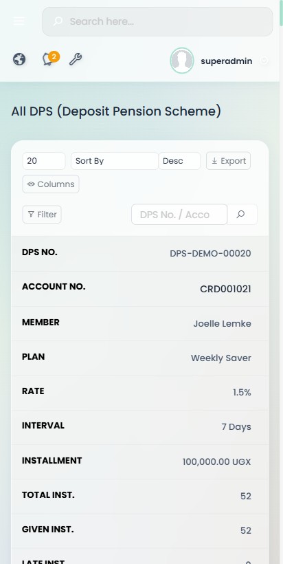 Creditly savings mobile